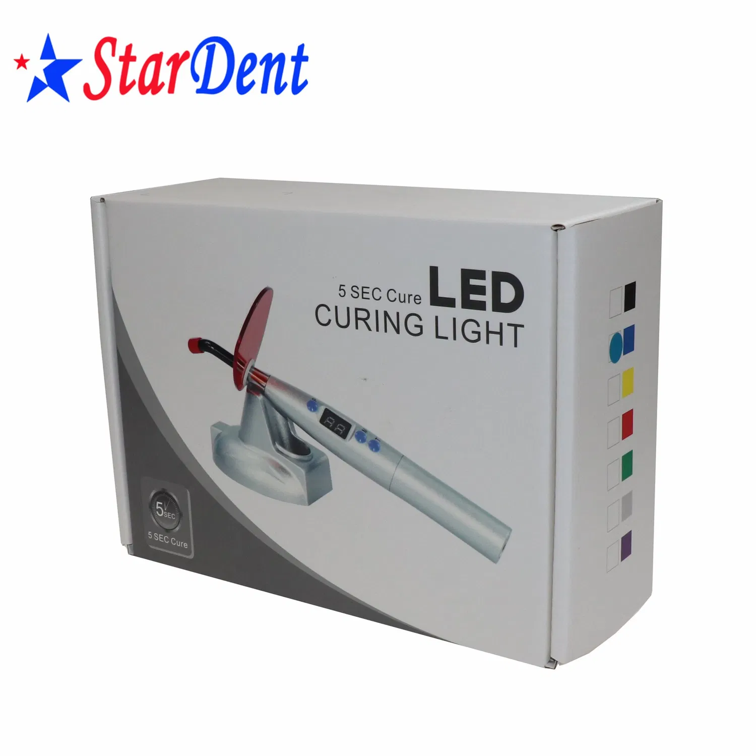 LED Screen Azdent Dental Curing Light with High Quality Plastic Handle